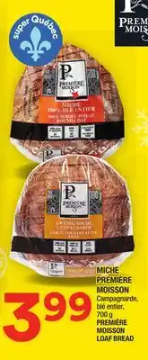 Super C Miche première moisson | première moisson loaf bread offer
