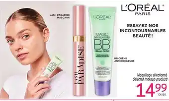 Uniprix L'oréal paris maquillage sélectionné/selected makeup products offer