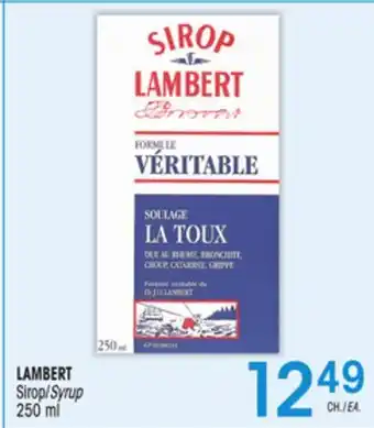 Uniprix Lambert sirop/syrup offer