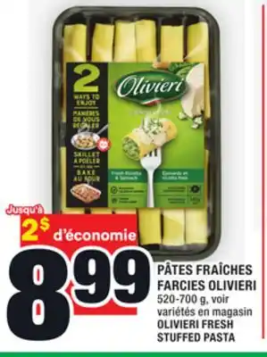 Super C Pâtes fraîches farcies olivieri | olivieri fresh stuffed pasta offer