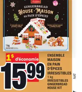 Super C Ensemble maison en pain d'épices irresistibles | irresistibles gingerbread house kit offer