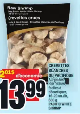 Super C Crevettes blanches du pacifique | pacific white shrimp offer