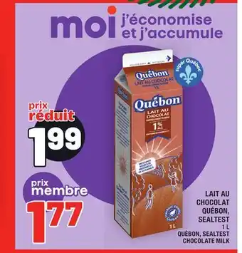 Super C Lait au chocolat québon, sealtest | québon, sealtest chocolate milk offer