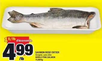 Super C Saumon rose entier | whole pink salmon offer