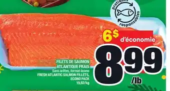 Super C Filets de saumon atlantique frais | fresh atlantic salmon fillets offer