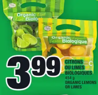 Super C Citrons ou limes biologiques | organic lemons or limes offer