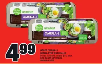 Super C Oeufs omega-3 mieux-être naturalia | life smart naturalia omega-3 eggs offer