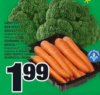 Super C Carottes nantaises douces | sweet nantes carrots offer