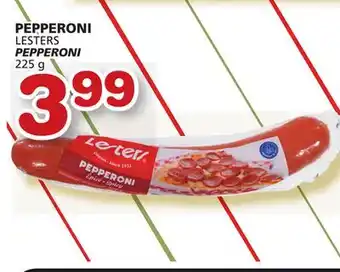 Marches Tradition Lesters pepperoni offer