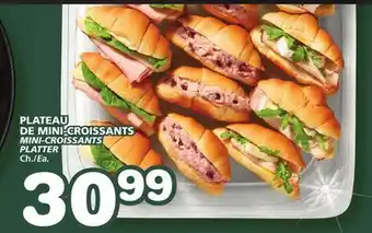 Marches Tradition Mini-croissants platter offer