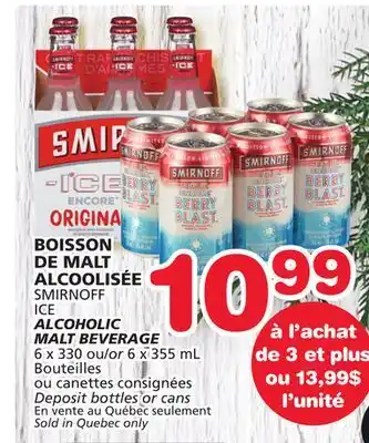 Marches Tradition Smirnoff ice offer