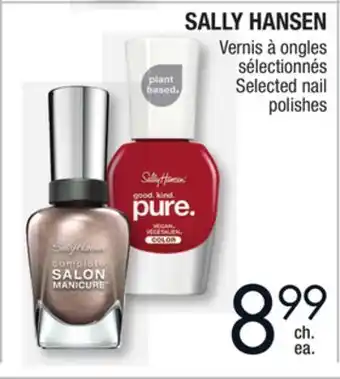 Jean Coutu Sally hansen selected nail polishes offer