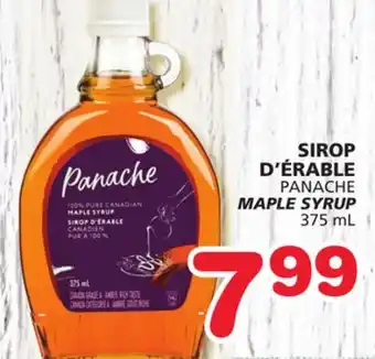 Marches Tradition Panache maple syrup offer