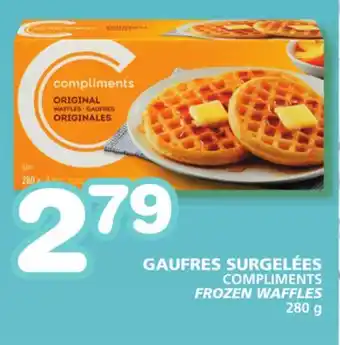 Marches Tradition Compliments frozen waffles offer