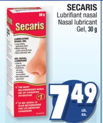 Jean Coutu Secaris nasal lubricant gel offer