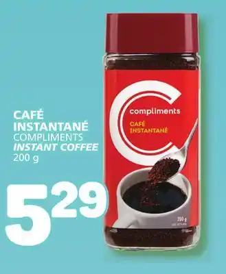 Marché Bonichoix Compliments instant coffee offer