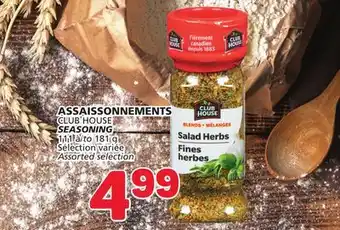 Marché Bonichoix Club house seasoning offer