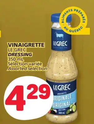 Marché Bonichoix Le grec dressing offer