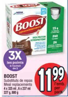 Jean Coutu Boost meal replacements offer