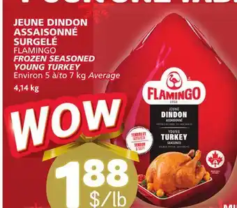 Marché Bonichoix Flamingo frozen seasoned young turkey offer