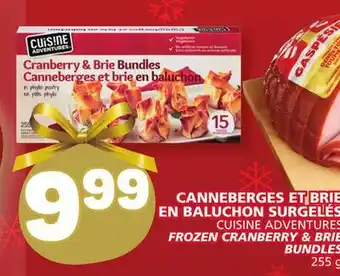 Marché Bonichoix Cuisine adventures frozen cranberry & brie bundles offer