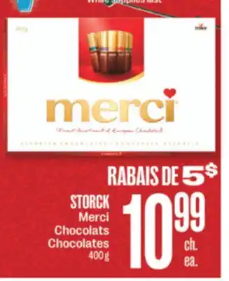 Jean Coutu Storck merci chocolats offer