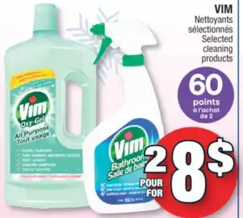 Jean Coutu Vim selected cleaning products offer