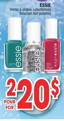 Jean Coutu Essie selected nail polishes offer