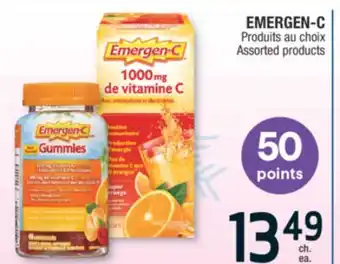 Jean Coutu Emergen-c assorted products offer