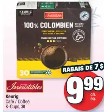 Jean Coutu Irresistibles keurig coffee k-cups offer