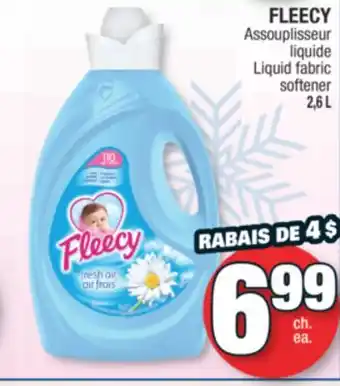 Jean Coutu Fleecy liquid fabric softener offer