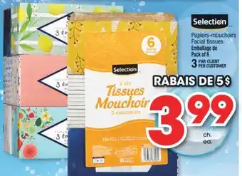 Jean Coutu Selection facial tissues offer