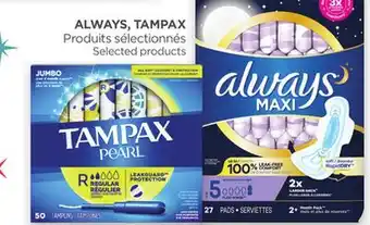 Proxim Always, tampax offer