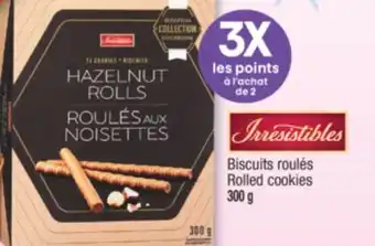 Jean Coutu Irresistibles rolled cookies offer