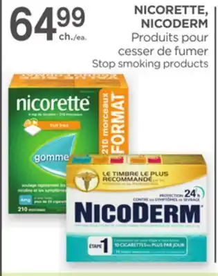 Proxim Nicorette, nicoderm offer