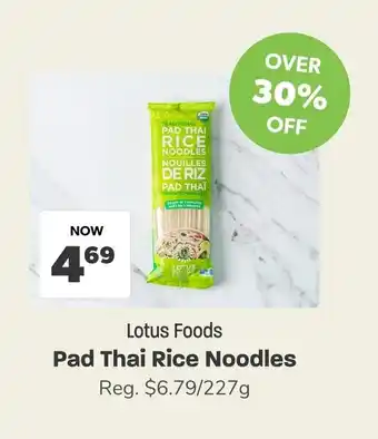 Lotus Foods Pad Thai Rice Noodles