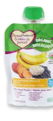 Walmart Parent's choice 100% organic pouches offer