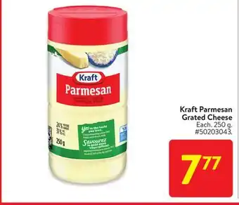 Walmart Kraft parmesan grated cheese offer