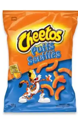 Walmart Cheetos puffs snacks 260 g or cheetos crunchy snacks 285 g offer