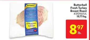 Walmart Butterball fresh turkey breast roast offer