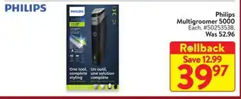 Walmart Philips multigroomer 5000 offer