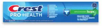 Walmart Crest pro-health sensitive and enamel shield toothpaste 130 ml offer