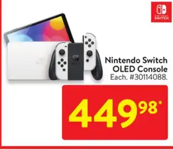 Walmart Nintendo switch oled console offer
