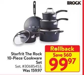 Walmart Starfrit the rock 10-piece cookware set offer