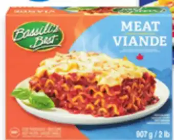 Walmart Bassili's single-serve frozen meals offer