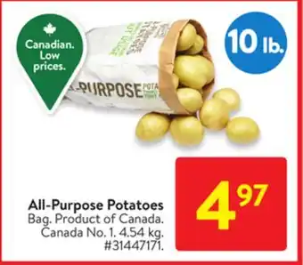Walmart All-purpose potatoes offer