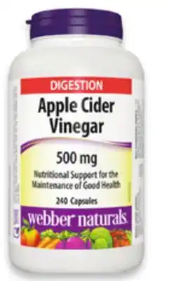 Walmart Webber melatonin 72s or apple cider vinegar 240s offer