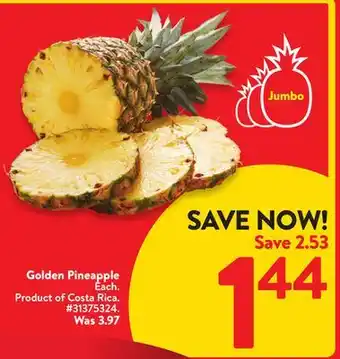 Walmart Golden pineapple offer
