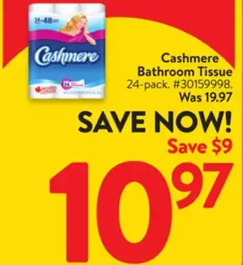 Walmart Cashmere bathroom tissue offer