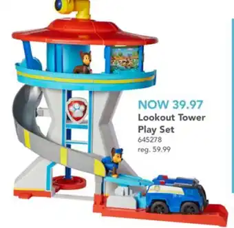 Toys R us Paw patrol lookout tower play set offer